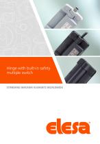 CFSW., CFMW. - Hinge with built-in safety multiple switch