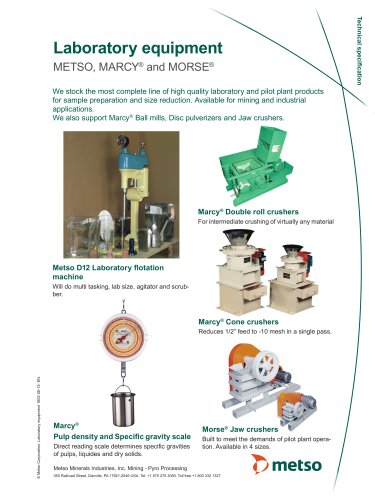 Laboratory Equipment Brochure