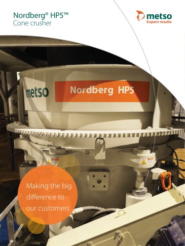 Nordberg® HP5™ Cone Crusher Brochure