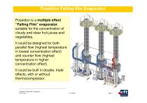 Poseidon Falling film Evaporator