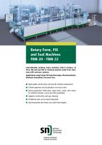 Rotary Form, Fill and Seal Machines FBM 20 - FBM 22