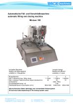 automatic filling and closing machine