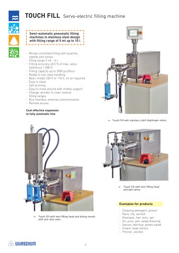 Electric Filling Machine Touch Fill 1000