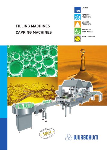 FILLING MACHINES CAPPING MACHINES