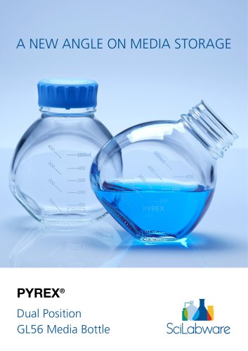 Pyrex® Dual Position GL56 Media Bottle