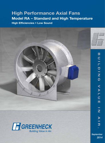 RA (High Performance, High Efficiency Axial Fans)