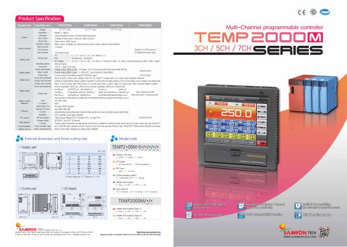 Multi-Channel programmable controller TEMP2000M