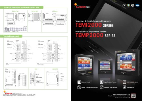 TEMI(TEMP, HUMID program controller) 2000 series