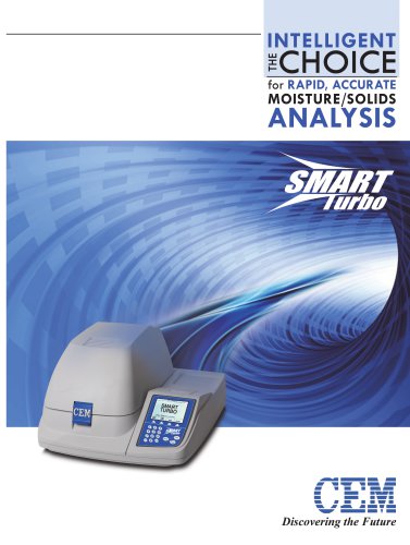 SMART TURBO - MOISTURE / SOLIDS ANALYZER