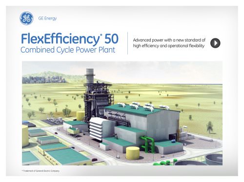 FlexEfficiency* 50 Combined Cycle Power Plant eBrochure