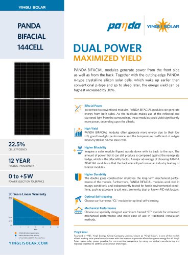 PANDA BIFACIAL 144CELL