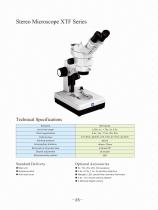 Fixed Lens Stereo Microscope XTF series