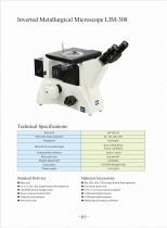 Inverted Metallurgical Microscope LIM-308 for bright and dark field observation